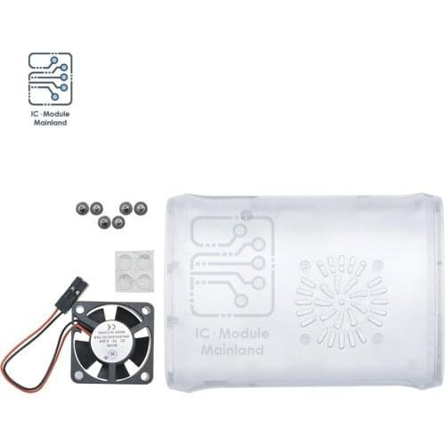 Acrylic Shell Box Transparent ABS Enclosure Cover Case for Raspberry Pi 2 Model B+ With CPU Coolilng Fan for Raspberry Pi