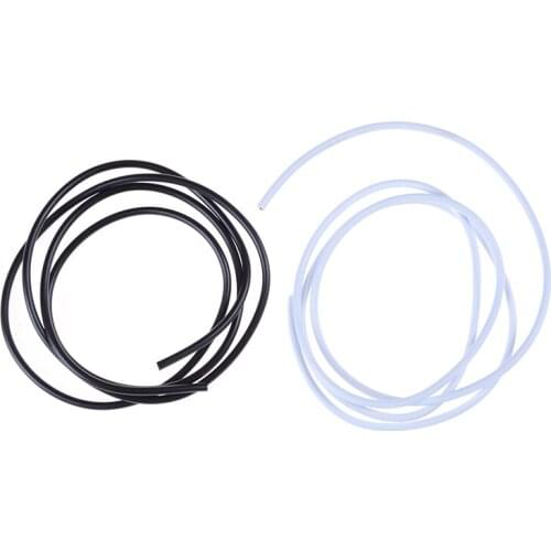PVC 4 Cores Shielded Signal Wire Headphone Cable Cord Black White Dia 3mm DIY USB Cable 1M