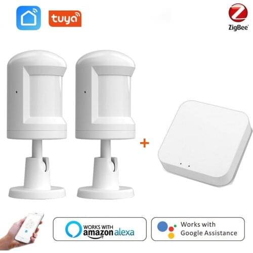 Zigbee 3.0 Smart Body Sensor With Foot Stand Motion Detection With Tuya Zigbee Hub Human Body Movement Detect Smart PIR Sensor