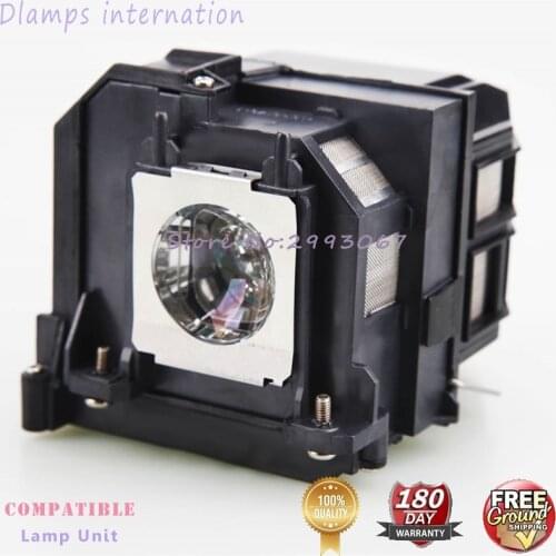 Replacement Projector Lamp ELP80 V13H010L80 with cage for PowerLite 580 585W BrightLink 585Wi 595Wi EB-1420Wi EB-580 EB-595Wi