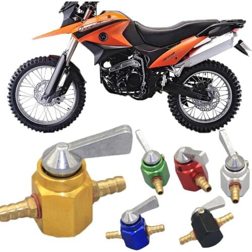 Universal inline 6mm In-Line Petrol / Fuel Tap Motorcycle On-OFF Petcock Fuel Switch