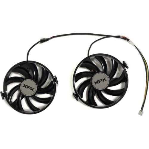 XFX R9 380X R7 370 GPU VGA Cooler FY09010H12LPB/A FDC10H12S9-C Cooling Fan For Radeon R9-380X R7 370 Grahics Card As Replacement