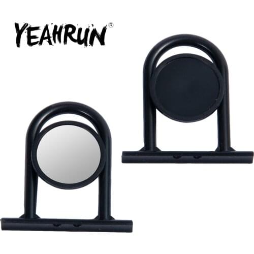 RC Model Car Decoration Simulated Side Rearview Mirror Reflective Rear View Lens for 1/10 UDR Axial 90048 RC Car