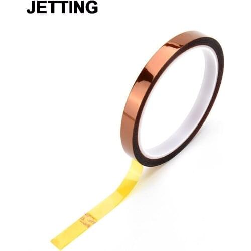 1 Pcs New Arrival 10mm x 33m One-side Self-adhesive High Temperature Heat Resistant Polyimide Tape Hot Selling