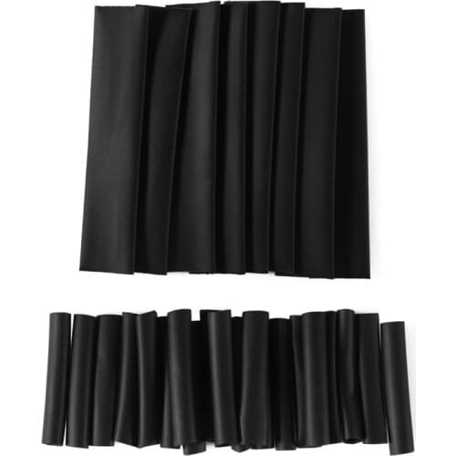 127pcs Heat Shrink Sleeving Tube Tube Assortment Kit Electrical Connection Electrical Wire Wrap Cable Waterproof Shrinkage 2:1