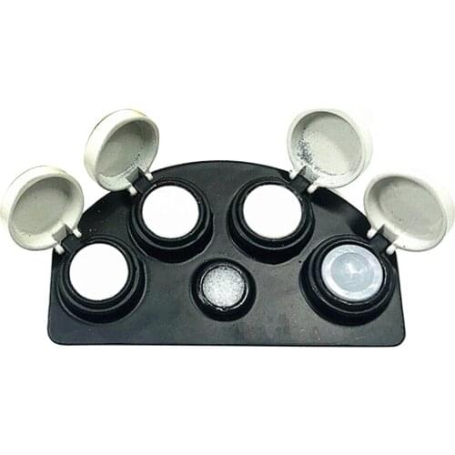 30180-A Ceramic Oil Cup Stand With Lip And Pegwood For Watch Repairing