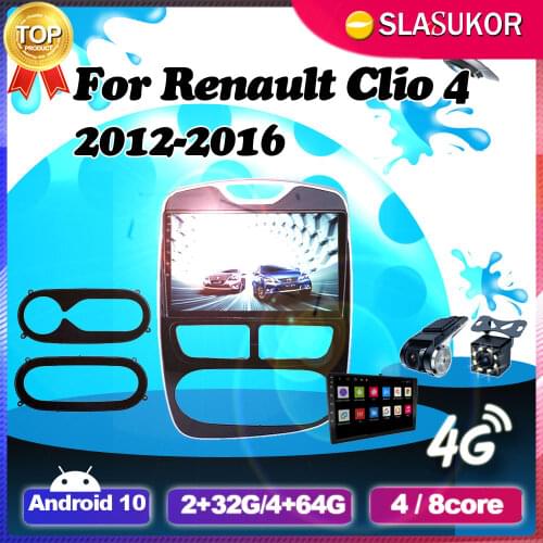 Video Audio Android Multimedia Player For Renault Clio 4 ZOE 2012 2013 2014 2015 2016 DSP 4G Navigation GPS WIFI DVD Car Radio