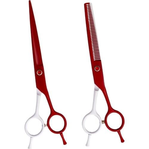 7 Inch Japanese Stainless Steel Dog Pet Grooming Barber Scissors Hair Cutting