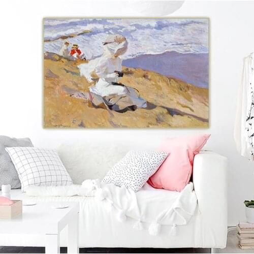 Citon Joaquin Sorolla《Capturing the Moment》Canvas Art Oil Painting Artwork Poster Picture Backdrop Wall Decor Home Decoration