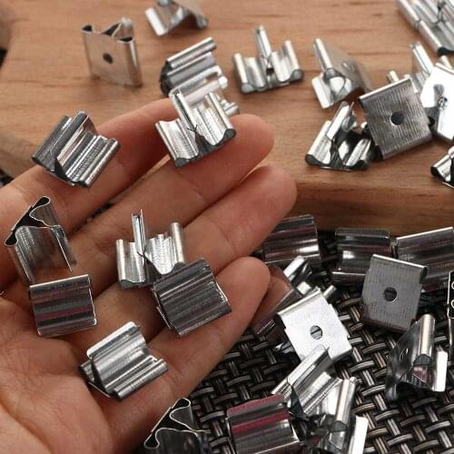 50pcs/lot Wood Candle Wicks Base Clip Iron Candles Making DIY For Wicks Materials Holder Stand Handmade Kit 16*12*10mm