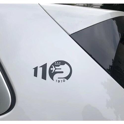 Car body garland decorative stickers for Alfa Romeo Giulia Stelvio 110th anniversary decorative stickers