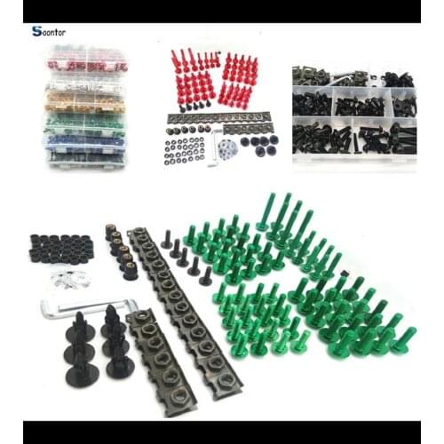 Motorcycle Fairing Body Bolts set Kit Fastener Screw Nuts For SUZUKI GSXR1000 GSXR600 Kawasaki NINJA 650R ER6F