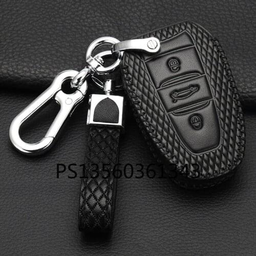 Suitable for Citroen c3xr c4aircross c5aircross c6Citroen car key cover leather shell buckle