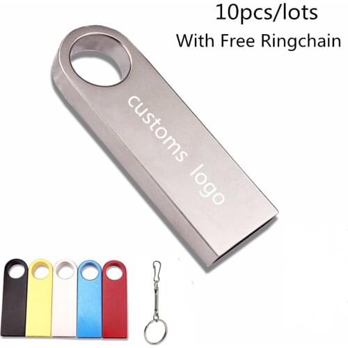 Eshanmu Best Choice customized logo usb 2.0 flash drive 2GB 4GB 8GB 16GB 32GB pendrive u disk memory stick 10pcs/lot