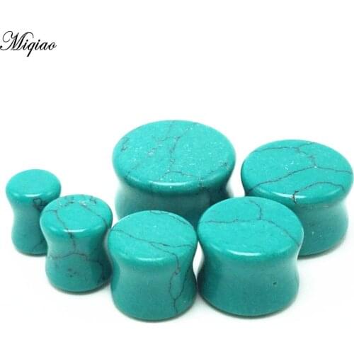 Miqiao Hot selling high-quality stone ear extension ear 6mm-20mm body piercing jewelry