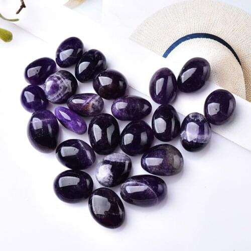 Natural Amethyst Polishing Stone Ore Specimen Naked Stone Ornaments Large-particle Fish Tank Ornaments Potted Decorative Stones