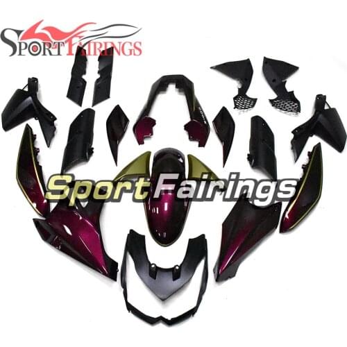 New Full Motorcycle Fairing Kit For Kawasaki Z1000 2010 2011 2012 2013 2014 2015 ABS Plastic Body Kits Dark Red Black Cowlings