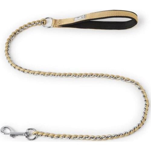 Stainless Steel Basic Leashes For Dog Leash Outdoor Walking Training Metal Nylon High Quality Braided Chain Pet Dogs Hot Sale