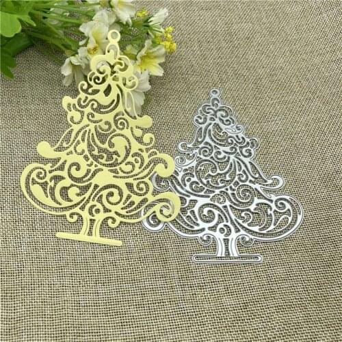 Christmas tree Metal Cutting Dies Stencils Scrapbooking Decorative Embossing Folder Carbon Steel Paper Card DIY Die Cuts