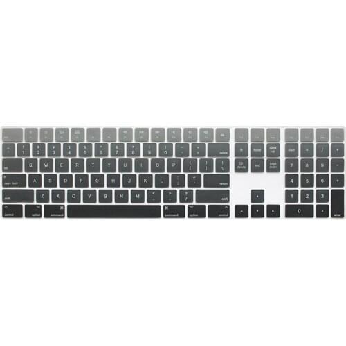 Silicone Keyboard Cover Keypad Skin Protector For Apple Magic Keyboard with Numeric Keypad A1843 MQ052LL/A Released in 2017