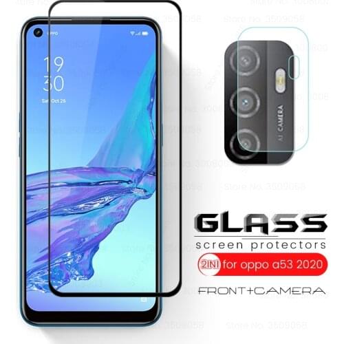Glass for oppo a53 a53s a 53 53s screen camera lens protector on oppoa53 oppoa53s 2020 6.5'' protective glas tempered film cover
