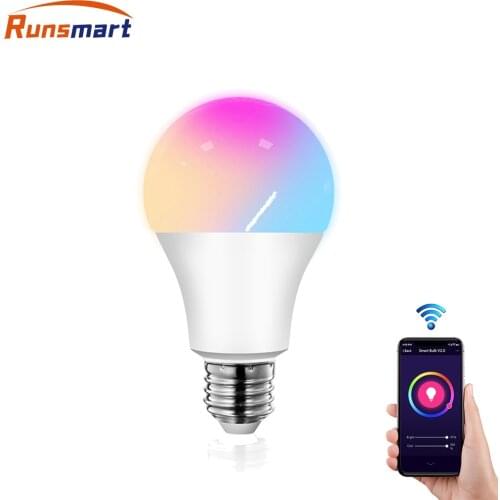 E26 WiFi Smart Bulb Tuya Led Light Inteligente Lamp 9W/120V Home Magic Light Work With Alexa Google Assistant