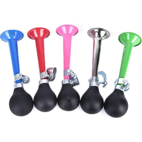 Bicycle Bike Cycling Air Horn Bell Alarm Retro Metal Twist Bugle Rubber Bulb