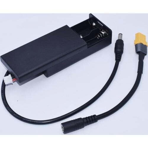 URUAV 2S 7.4V 18650 Cell Battery Case Box Rechargeable DC5.5*2.5 Without Battery For FPV Goggles Video Headset RC Quadcopter DIY