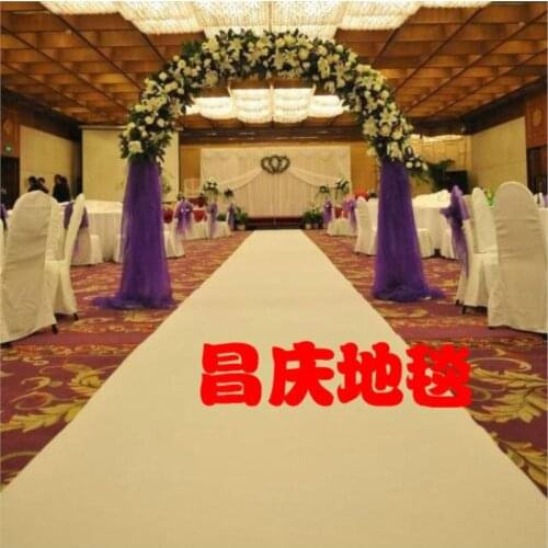 20m/lot Luxury Wedding decoration white Wedding Carpet Runner 1.5 meter width 20 meter length wedding party decoration supply
