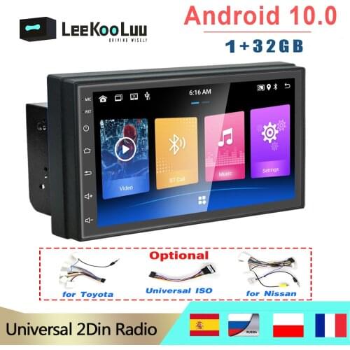 LeeKooLuu 2 din Car Android Radio Centeral Multimedia Player 2Din Autoradio GPS Navi For Suzuki Hyundai Kia Honda Toyota Nissan
