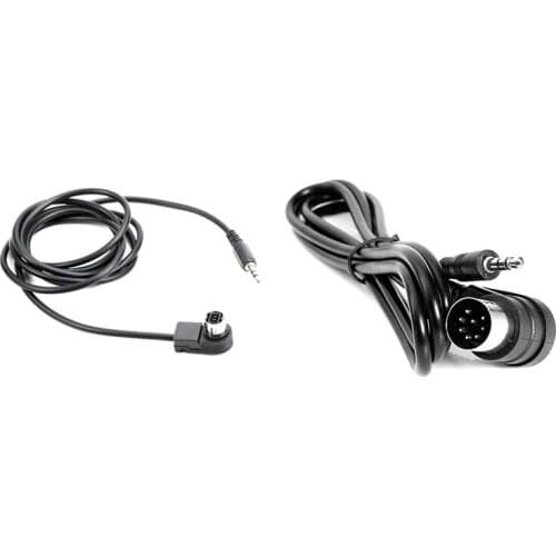 Car 3.5mm Stereo Jack for ALPINE/JVC Ai-NET 4FT 100cm Aux Audio Cable with Car 3.5mm AUX Input Adapter Audio Cable