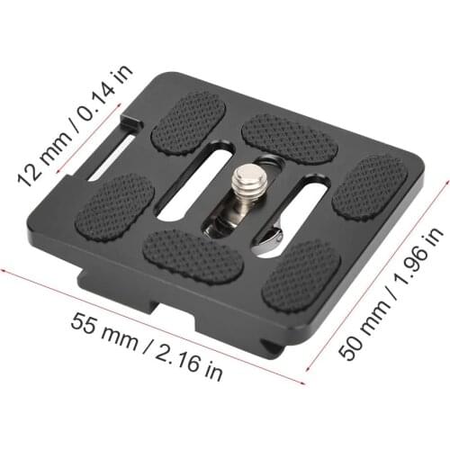 Camera Quick Release Plate, Tripod Ball Head Universal Quick Release Plate in Aluminum Alloy for Sirui TY50X G Series KX Serie
