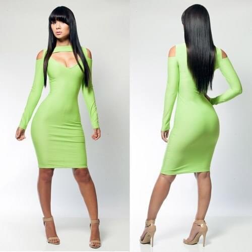 Hot Sexy Bodycon Dress 3S88056 Fashion Pencil Dresses 2018 Sexy Women Elegant Party Dresses