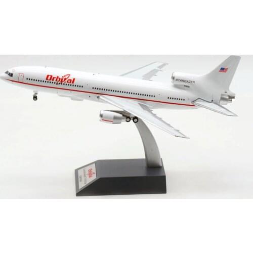 Diecast 1/200 Scale L-1011 N140SC air ATK Airlines Plane Model Alloy with Lading Gear Aircraft collectible
