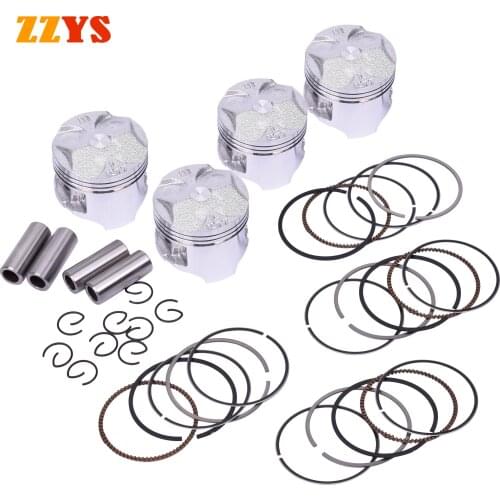 STD Oversize 0.25mm 0.5mm 48.5mm 48.75mm 49mm Pin 13mm Motorcycle Engine Piston Rings Kit For Honda CBR250 MC14 MC17 CBR 250 KT7
