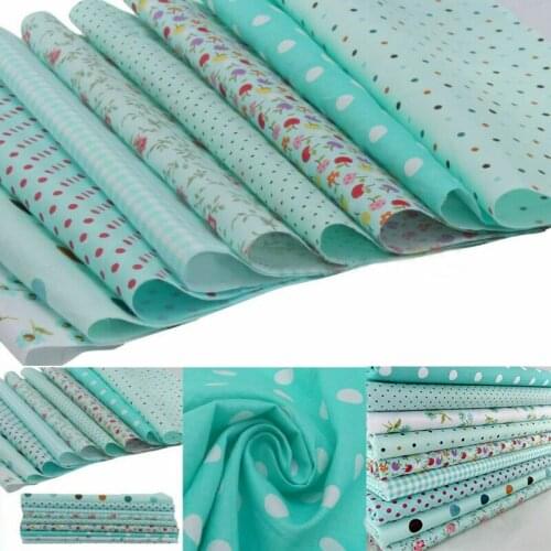 Bedding Quilt Decoration Home Cut Bundle DIY Decoration 100% Cotton Fabric Assorted Random 9 Pcs 25x25cm
