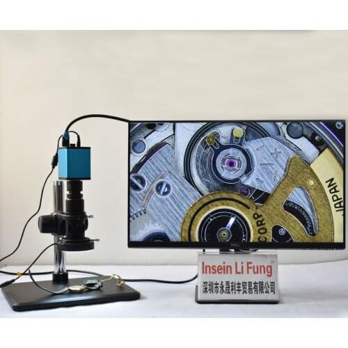 Full HD Industrial Video Electron Microscope HDMI Magnifying Glass Image Acquisition Video Recording Watch Repair BGA Detection