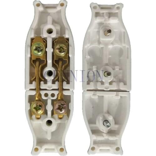 Copper US CA MX JP 2 Pins Plug and socket for America Canada Mexico Japan Pass 10A 250V 50pcs