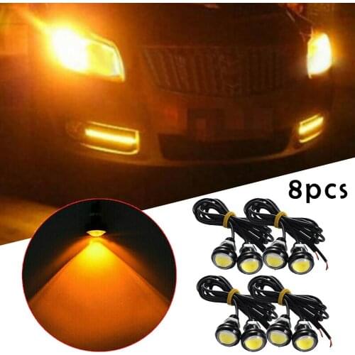 Replaces Grille Light SUV Truck Waterproof 12V 8pcs Accessory Amber Exterior
