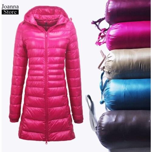 7XL winter jacket women duck down coat long plus size jackets thin outwear vintage elegant coats streetwear office tide jackets