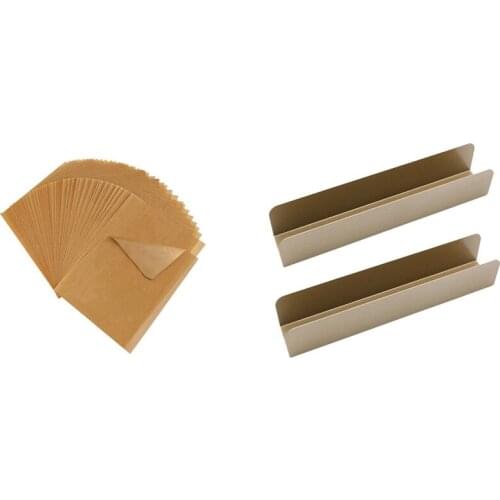 160Pcs Parchment Paper Sheets, 12 X 16 Inch & 2Pack U-Shaped Cranberry Cookie Mould Non-Stick Rectangular Biscuit Shaper