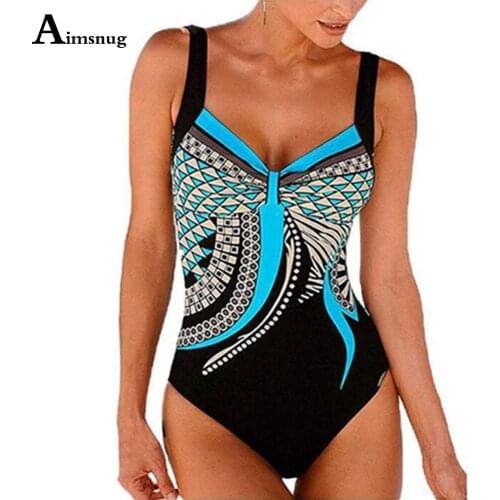 2021 Plus Size 2xl Women Swimwear One Piece Swimsuit Patchwork 3D Print Bathing Suit Female Onesie Beachwear