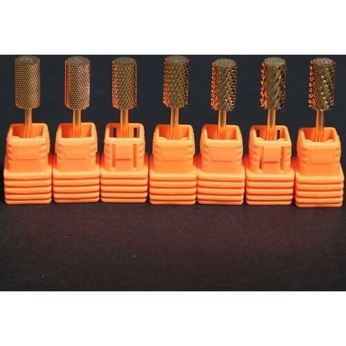 5PCS/Bag Tungsten Carbide Nail Drill Bit Eletric Manicure Machine Equipment Cuticle Clean Burr Pedicure Accessories Tools