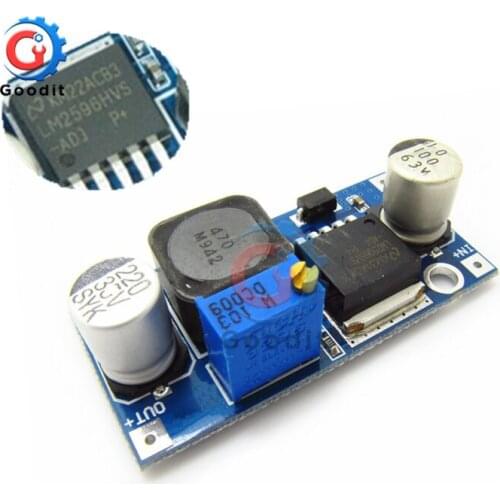 DC-DC Adjustable Step Down Buck Converter Power Module 4.5-50V To 3-35V Urrent limiting LM2596HVS LM2596 HV LM2596HV