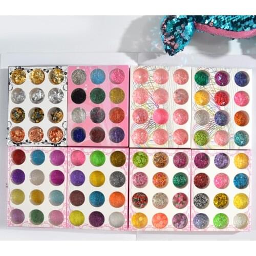 12 Colors Glitter Mica Powder Resin Craft Materials Fillers Resin Mold Jewelry Gold Foil Nail Art Decoration Sequins Flakes