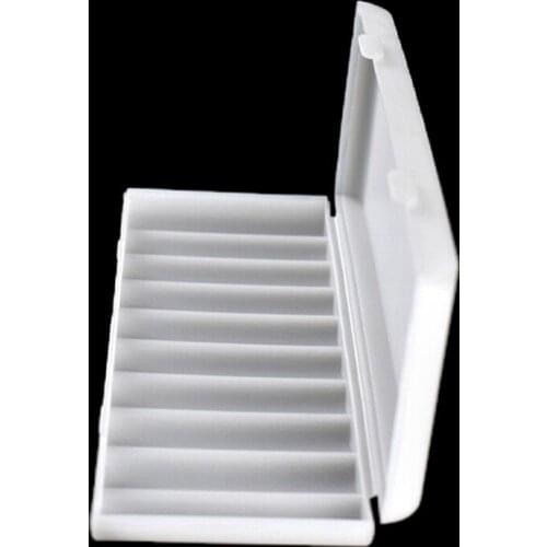 1PC 10X18650 Battery Holder Case 18650 Storage Box Holder White Hard Case Cover Battery Holder Organizer Container