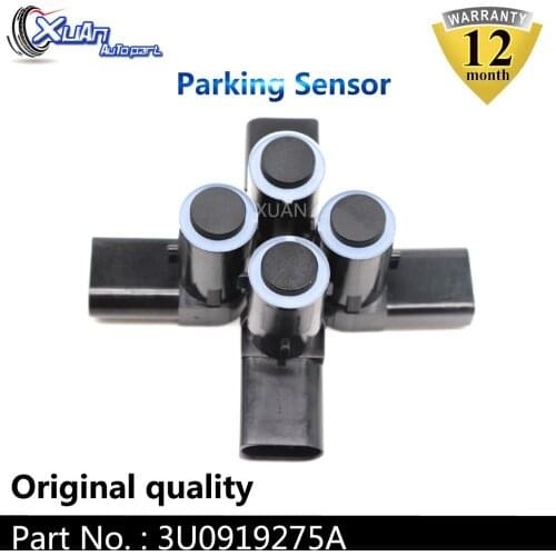 XUAN 4pcs High Quality Car PDC Parking Distance Control Sensor 3U0919275A For Volkswagen Skoda Superb 2001-2008 3U0919275B