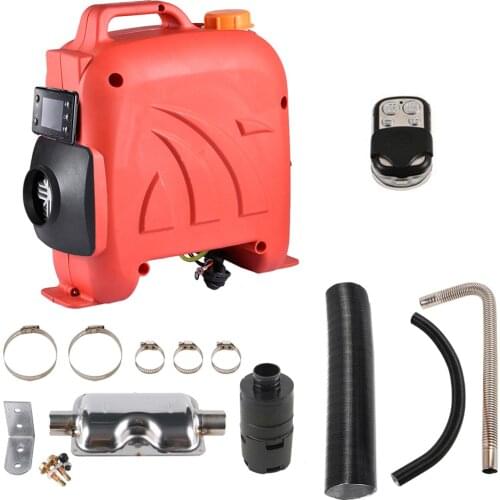 5KW Diesel Heater Car With LCD Display Remote Control Parking Heater For Bus RV SUV 12V 24V All In One Ignition Copper Heater