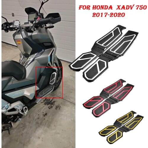 For Honda X ADV 750 X-ADV 750 motorcycle CNC Aluminum+Rubber pedal pedal pad 2017 2018 2019 2020 pedal pad accessories