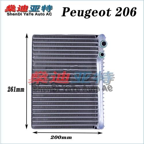 ShenDi YaTe Auto AC Car A/C Evaporator Core For Peugeot 206CC(2D) 206SW 206Hatchback(2A/C) Citroen Picasso 6444C6 6444C9 6444E7